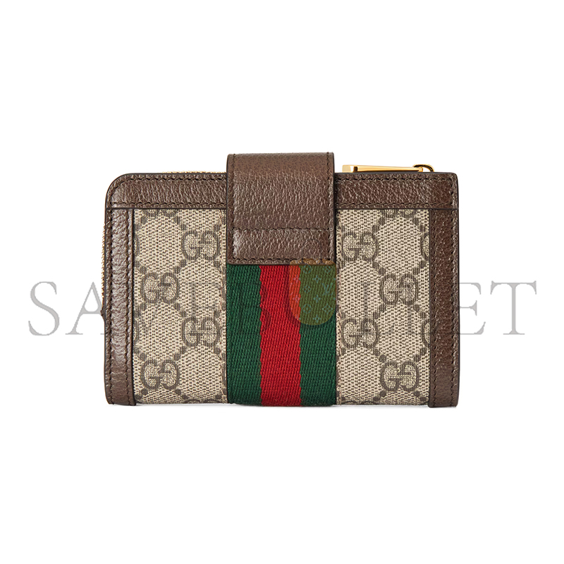 GUCCI OPHIDIA CARD CASE WALLET 725662 (13*8.5*2cm) GUCCI OPHIDIA CARD CASE WALLET 725662 (13*8.5*2cm)